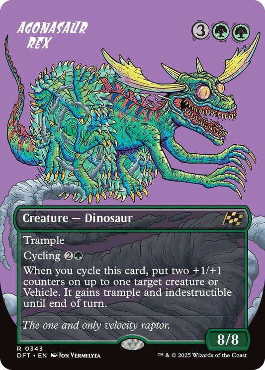 Agonasaur Rex (Borderless) [Aetherdrift] 343