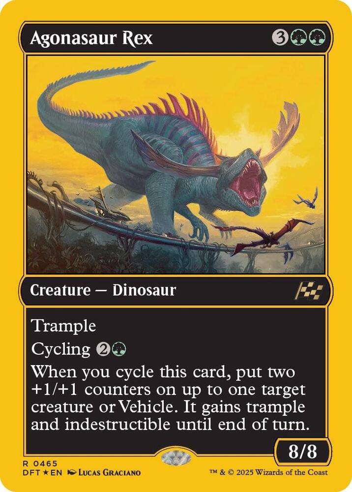 Agonasaur Rex (First-Place Foil) [Aetherdrift] 465