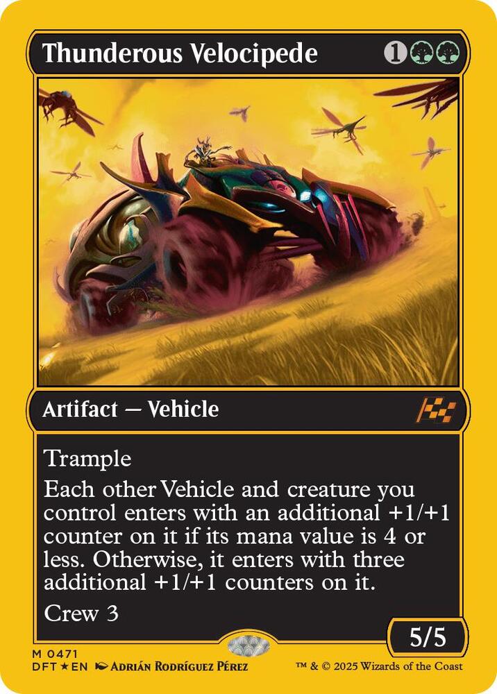 Thunderous Velocipede (First-Place Foil) [Aetherdrift] 471