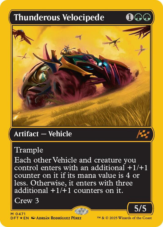 Thunderous Velocipede (First-Place Foil) [Aetherdrift] 471