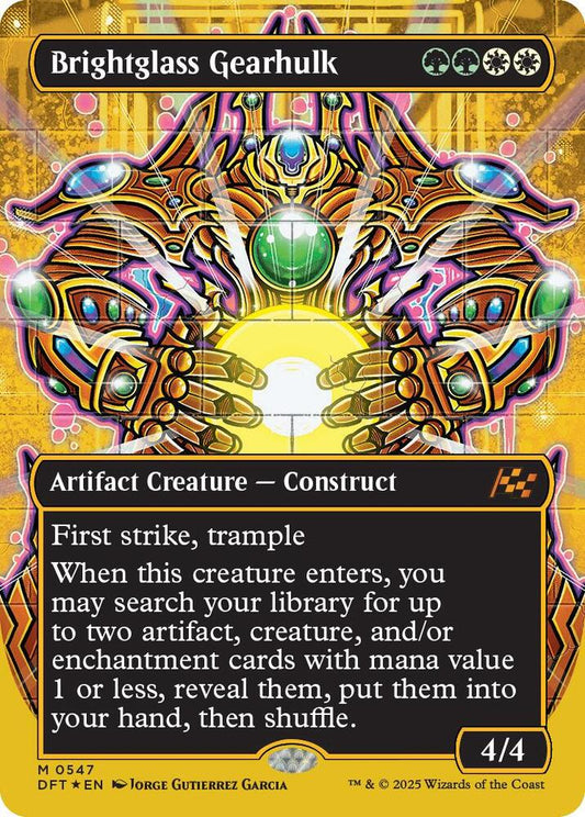 Brightglass Gearhulk (Borderless) (First-Place Foil) [Aetherdrift] 547