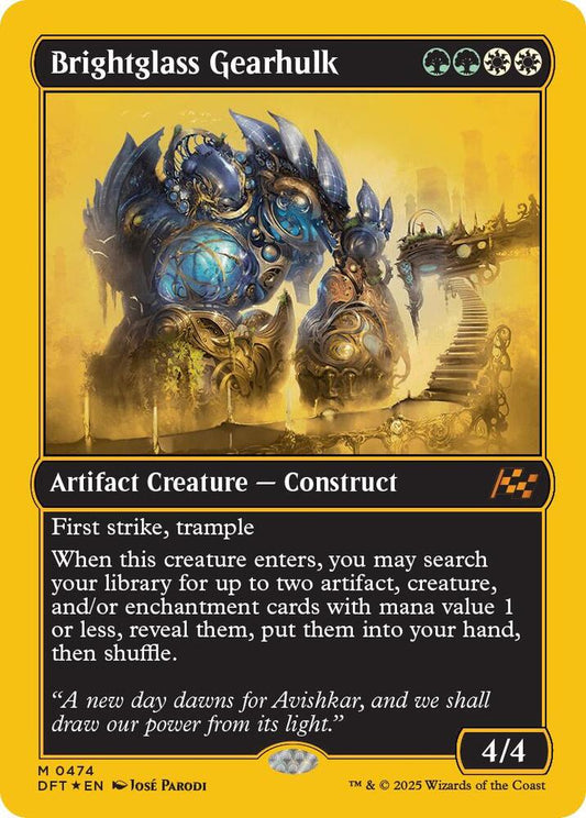 Brightglass Gearhulk (First-Place Foil) [Aetherdrift] 474