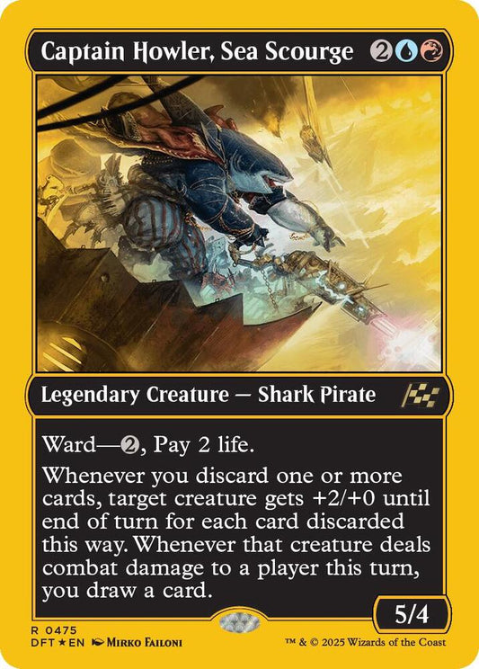 Captain Howler, Sea Scourge (First-Place Foil) [Aetherdrift] 475