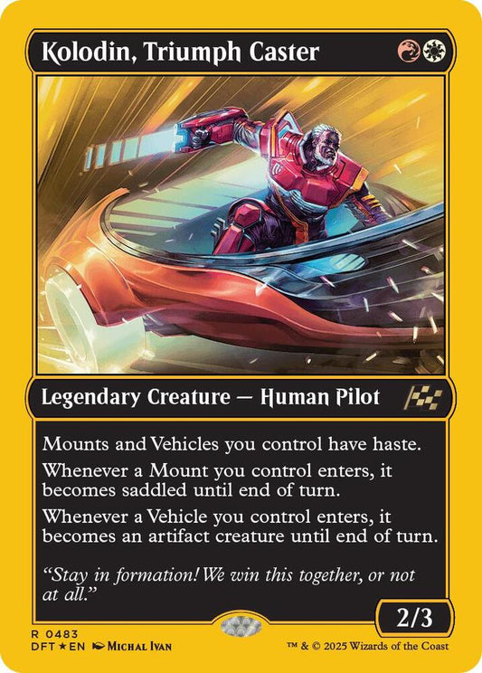 Kolodin, Triumph Caster (First-Place Foil) [Aetherdrift] 483