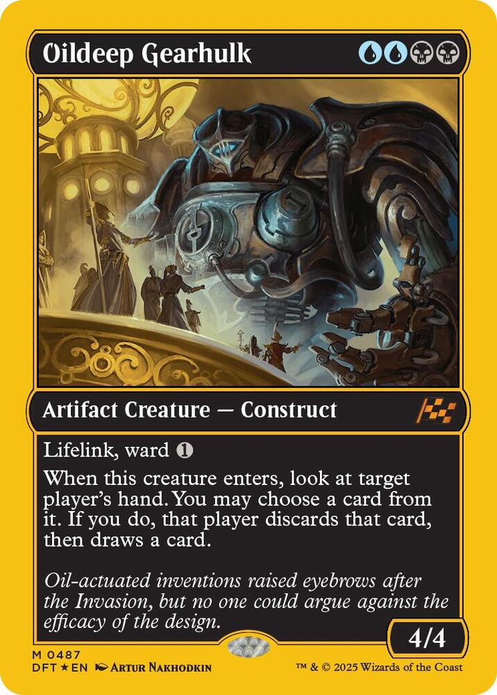 Oildeep Gearhulk (First-Place Foil) [Aetherdrift] 487
