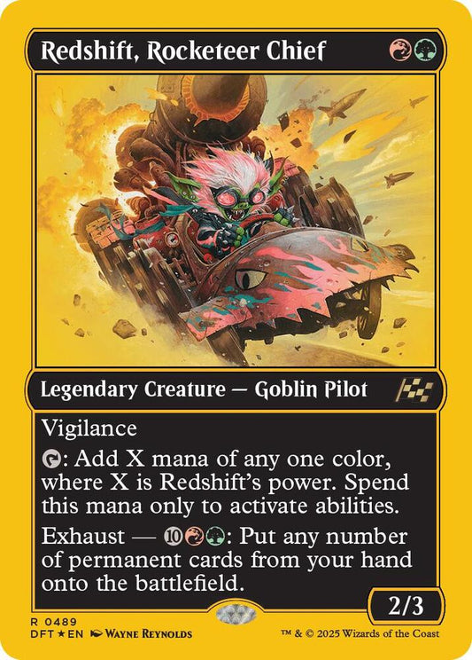 Redshift, Rocketeer Chief (First-Place Foil) [Aetherdrift] 489