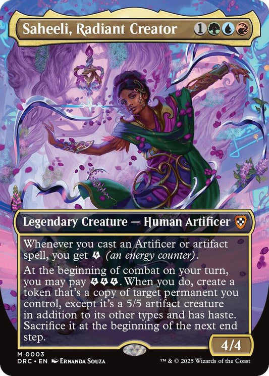 Saheeli, Radiant Creator (Borderless) [Commander: Aetherdrift] 3
