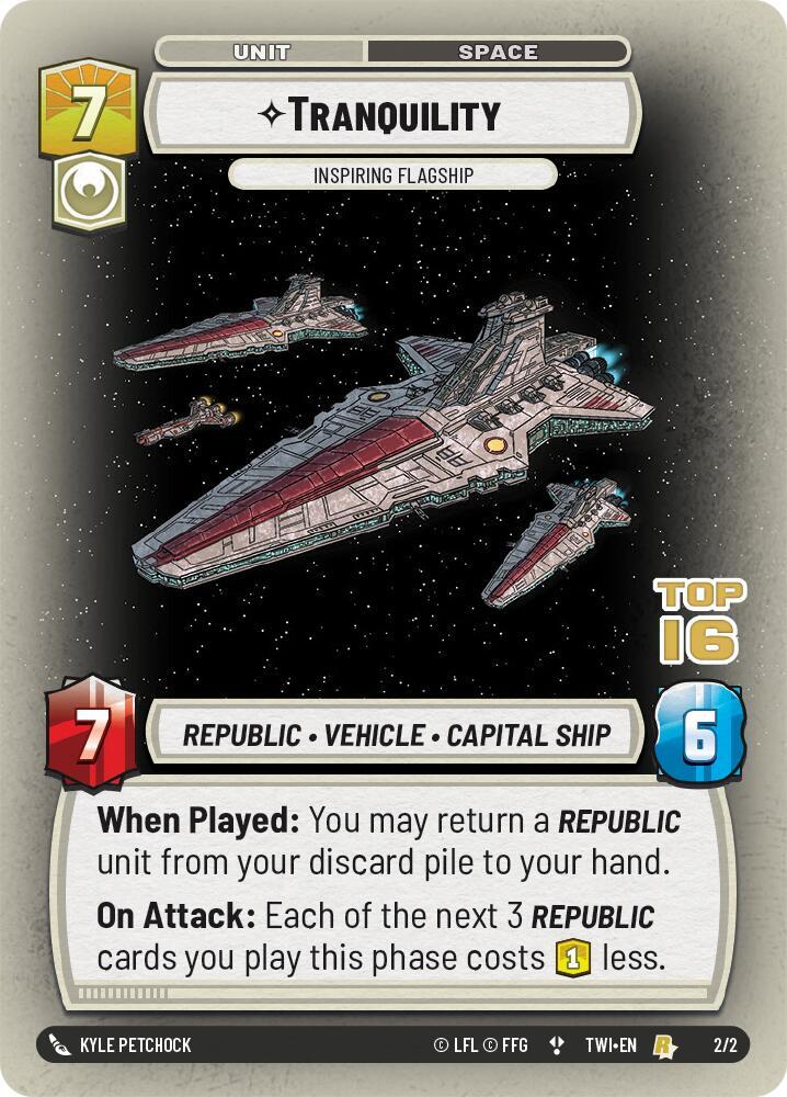 Tranquility - Inspiring Flagship (Top 16) [Organized Play Promos] 2/2