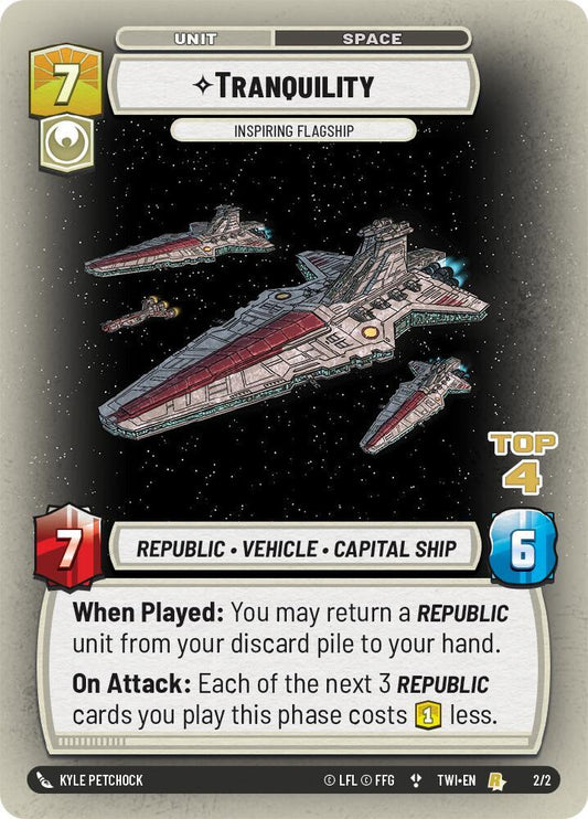 Tranquility - Inspiring Flagship (Top 4) [Organized Play Promos] 2/2