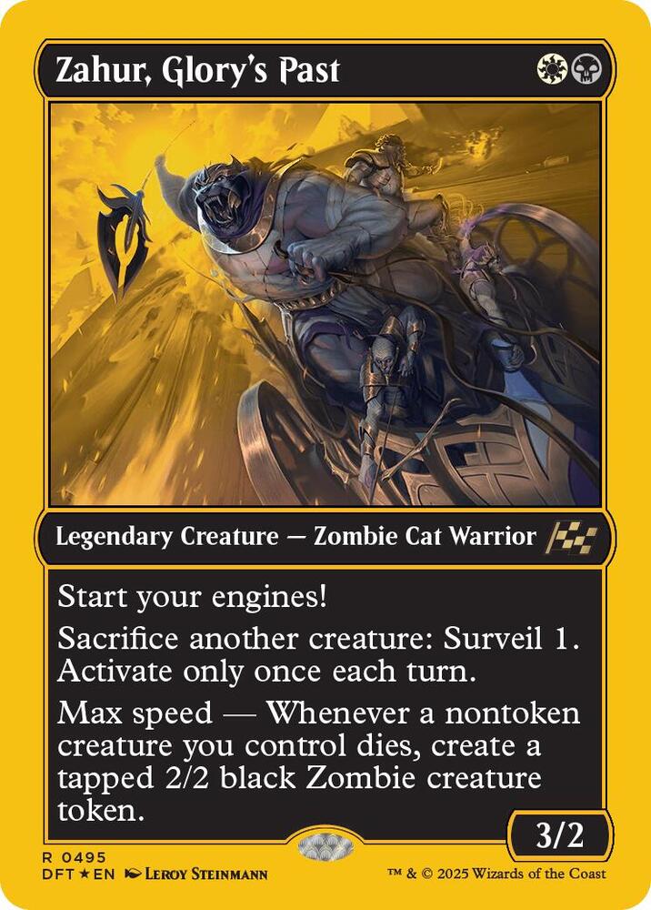 Zahur, Glory's Past (First-Place Foil) [Aetherdrift] 495