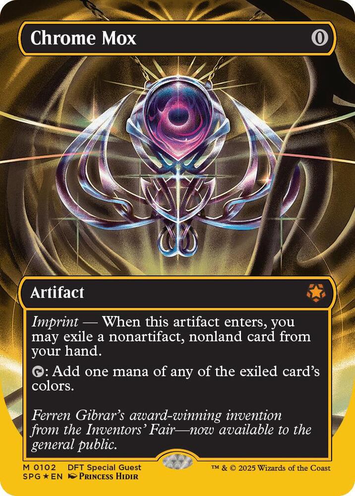 Chrome Mox (Borderless) (First-Place Foil) [Special Guests] 102