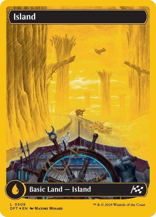 Island (0508) (First-Place Foil) [Aetherdrift] 508