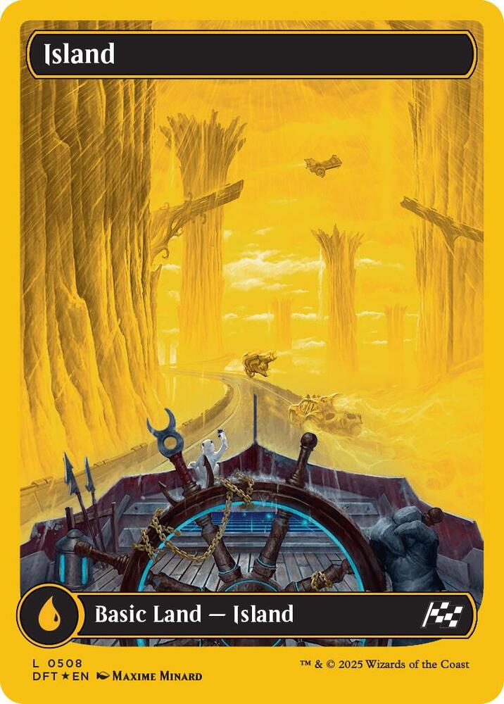Island (0508) (First-Place Foil) [Aetherdrift] 508