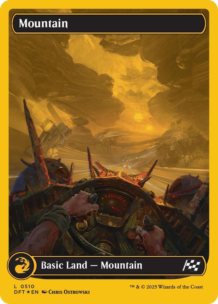 Mountain (0510) (First-Place Foil) [Aetherdrift] 510