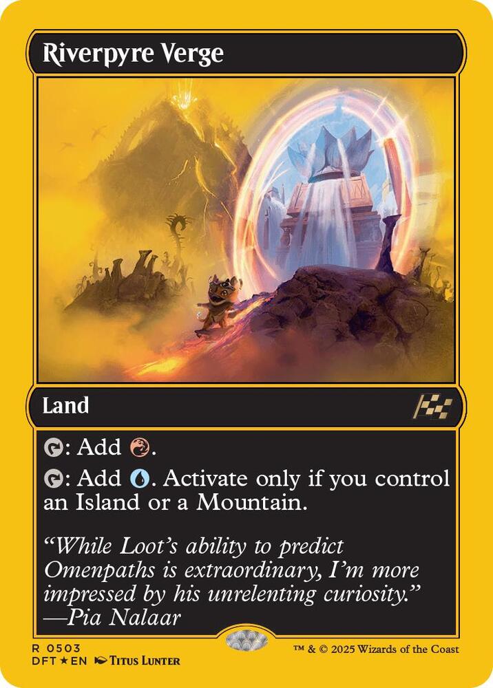 Riverpyre Verge (First-Place Foil) [Aetherdrift] 503