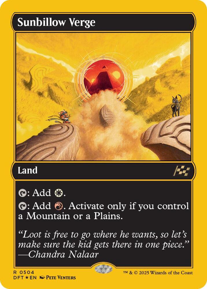 Sunbillow Verge (First-Place Foil) [Aetherdrift] 504