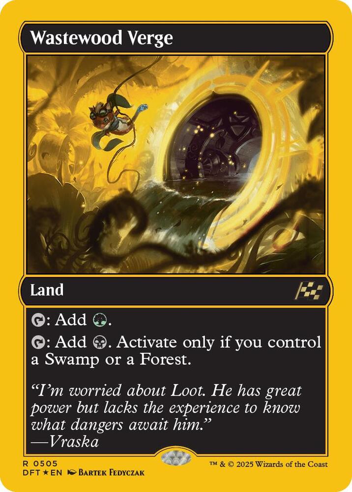 Wastewood Verge (First-Place Foil) [Aetherdrift] 505