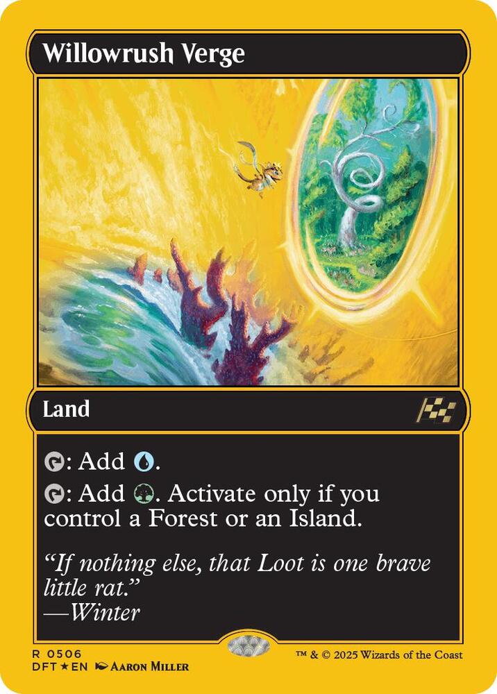 Willowrush Verge (First-Place Foil) [Aetherdrift] 506