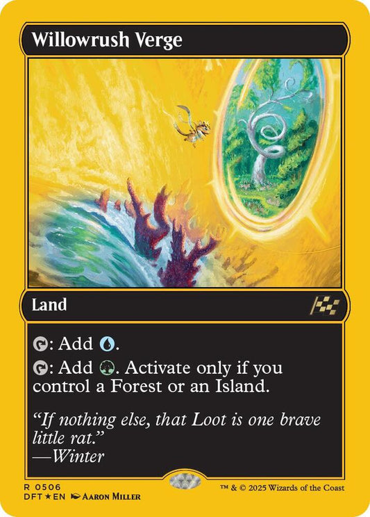 Willowrush Verge (First-Place Foil) [Aetherdrift] 506