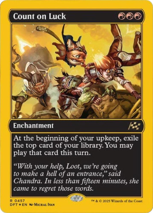 Count on Luck (First-Place Foil) [Aetherdrift] 457