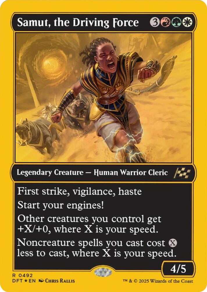 Samut, the Driving Force (First-Place Foil) [Aetherdrift] 492