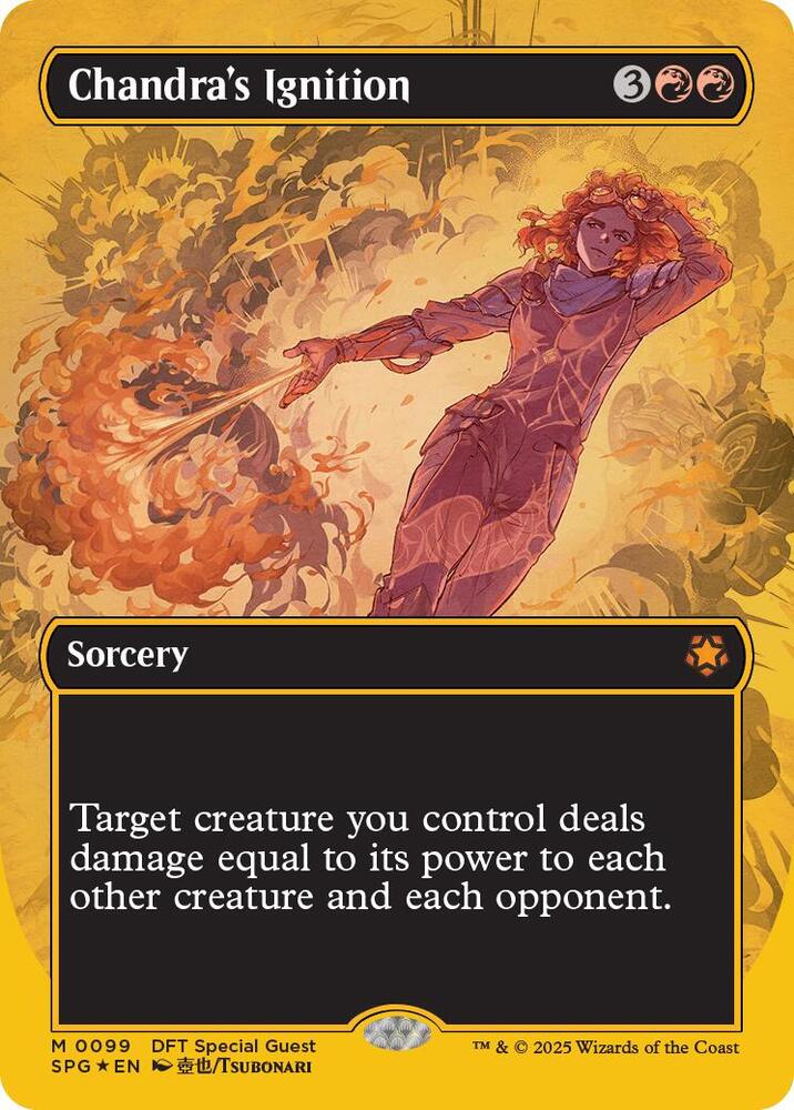 Chandra's Ignition (Borderless) (First-Place Foil) [Special Guests] 99