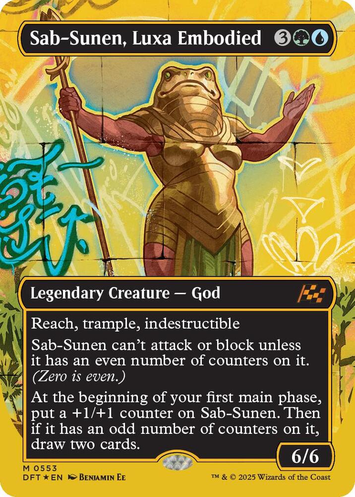 Sab-Sunen, Luxa Embodied (Borderless) (First-Place Foil) [Aetherdrift] 553