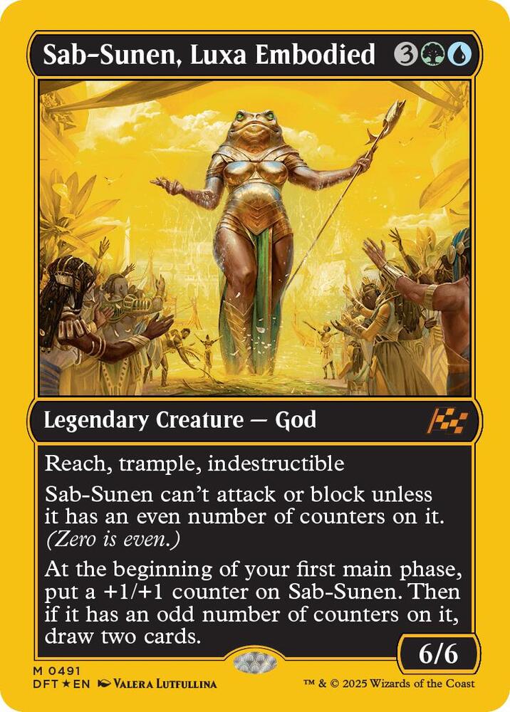 Sab-Sunen, Luxa Embodied (First-Place Foil) [Aetherdrift] 491
