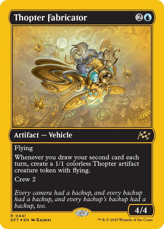 Thopter Fabricator (First-Place Foil) [Aetherdrift] 441