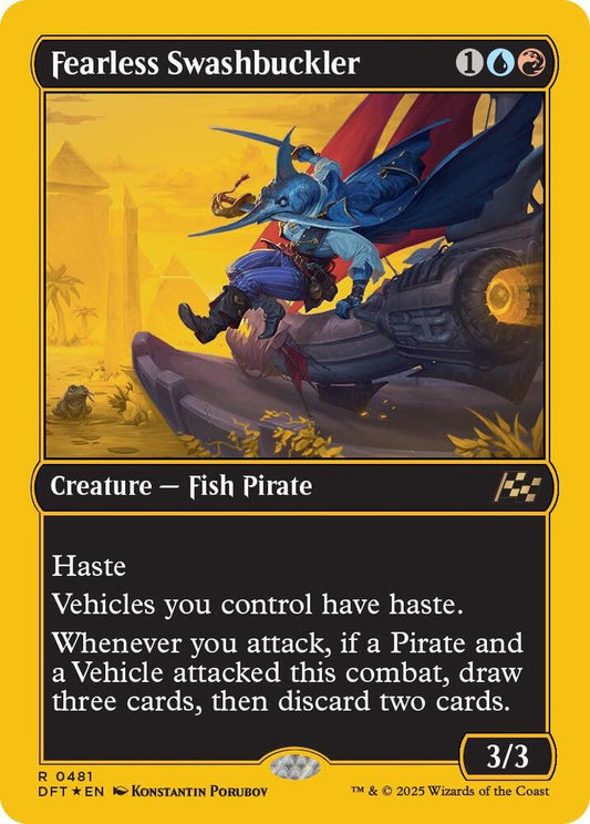 Fearless Swashbuckler (First-Place Foil) [Aetherdrift] 481