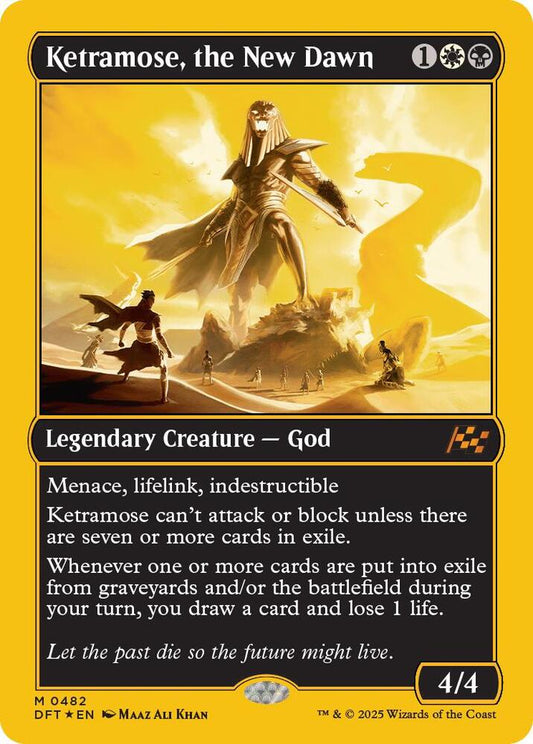 Ketramose, the New Dawn (First-Place Foil) [Aetherdrift] 482