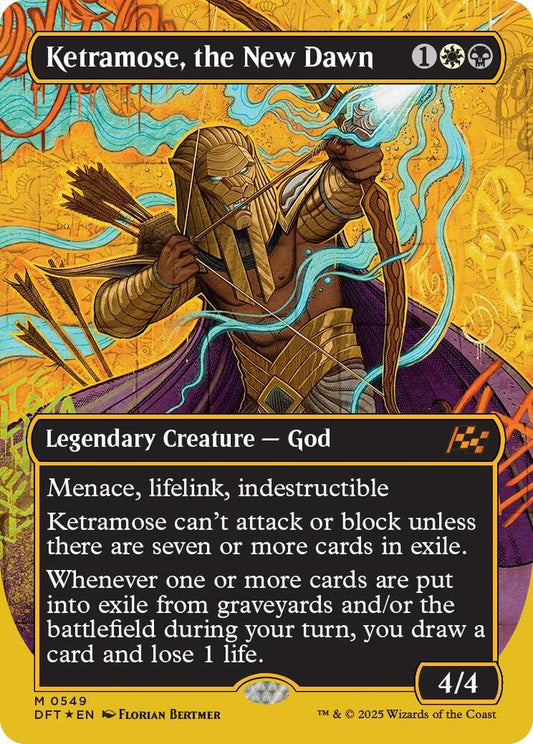 Ketramose, the New Dawn (Borderless) (First-Place Foil) [Aetherdrift] 549