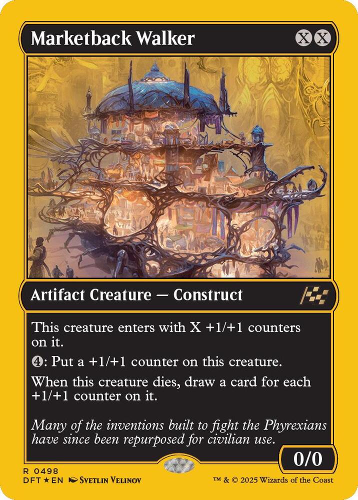 Marketback Walker (First-Place Foil) [Aetherdrift] 498