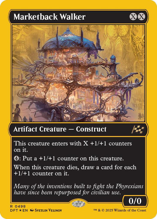 Marketback Walker (First-Place Foil) [Aetherdrift] 498