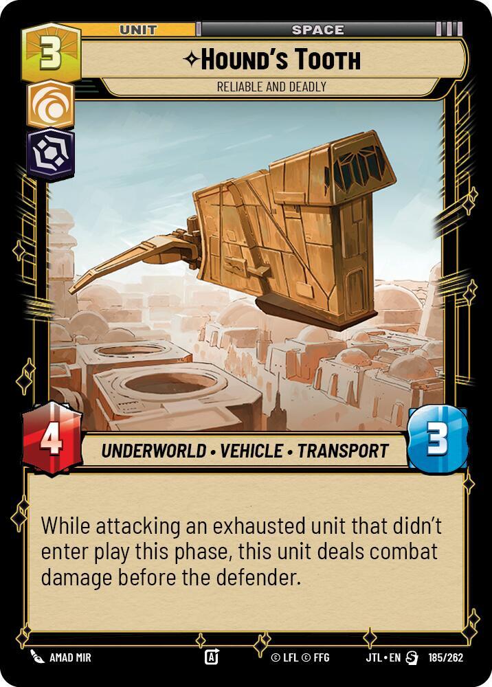 Hound's Tooth - Reliable and Deadly [Jump to Lightspeed] 185/262