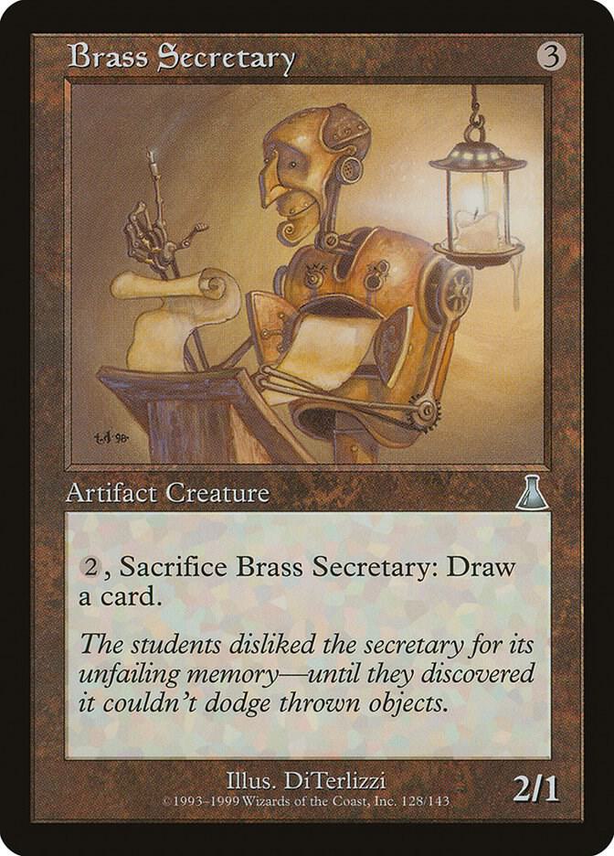 Brass Secretary [Urza's Destiny] 128