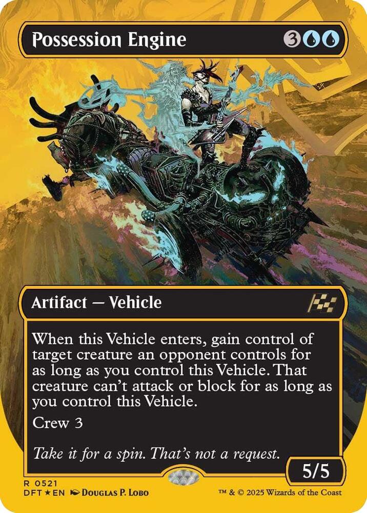 Possession Engine (Borderless) (First-Place Foil) [Aetherdrift] 521
