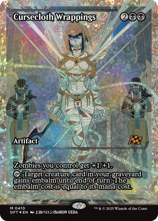 Cursecloth Wrappings (Showcase) (Fracture Foil) [Aetherdrift] 410
