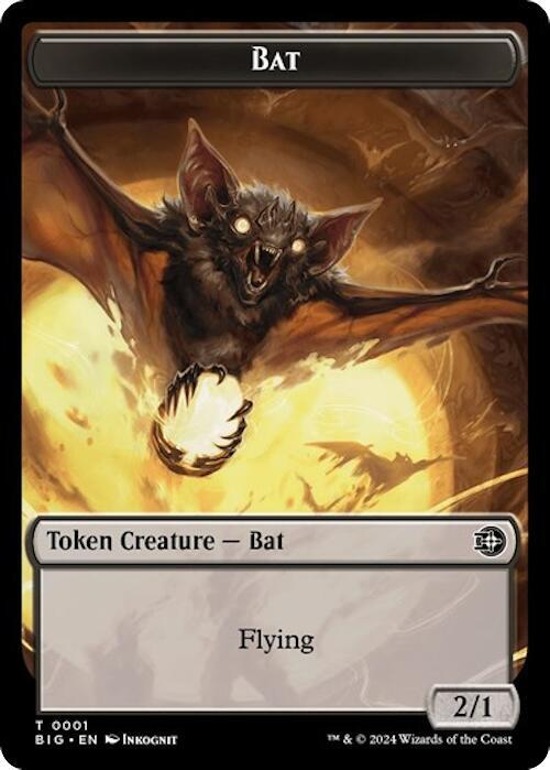 Bat // Plot Double-Sided Token [Outlaws of Thunder Junction: The Big Score] 1 // 20