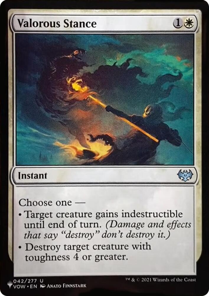 Valorous Stance (VOW) [The List Reprints] 042/277