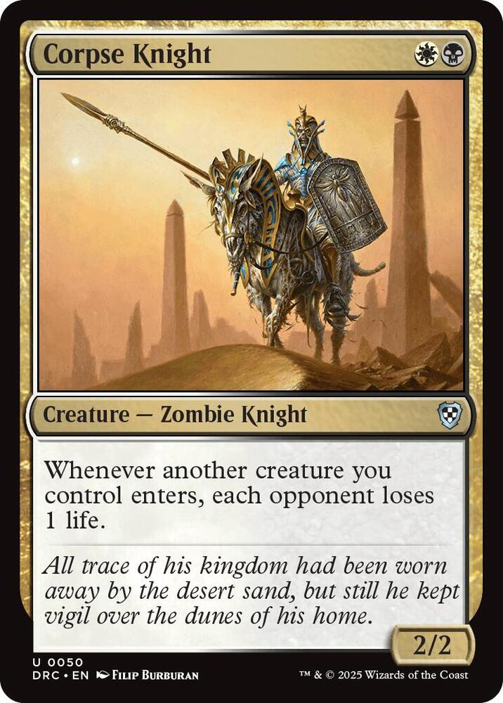 Corpse Knight [Commander: Aetherdrift] 50