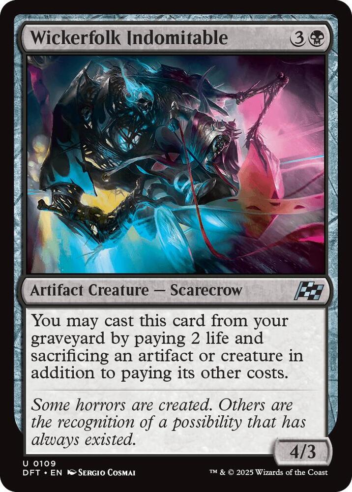 Wickerfolk Indomitable [Aetherdrift] 109