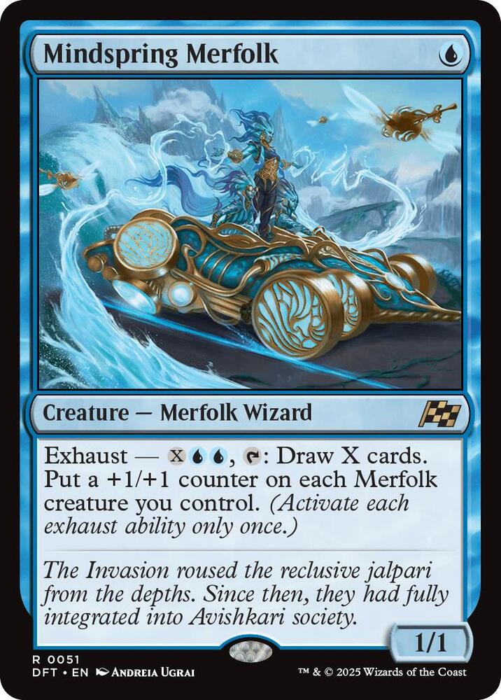 Mindspring Merfolk [Aetherdrift] 51
