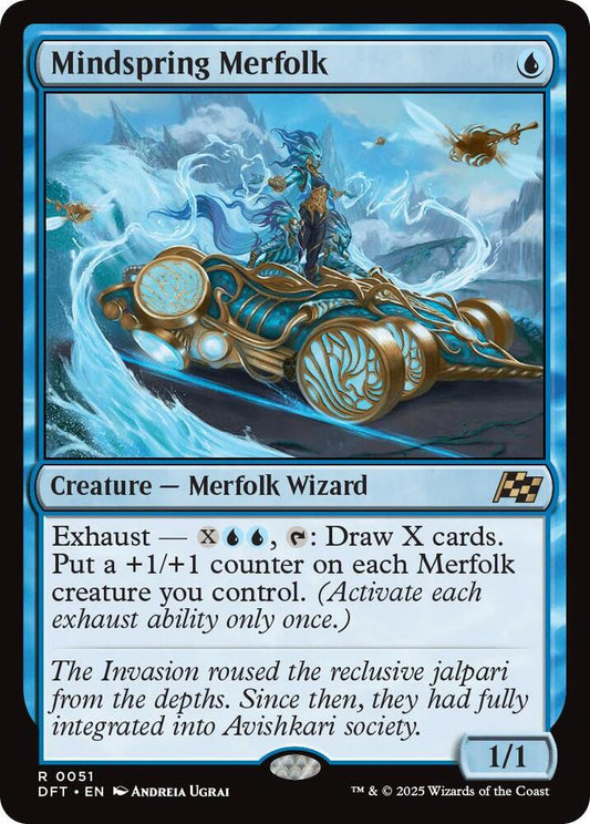 Mindspring Merfolk [Aetherdrift] 51