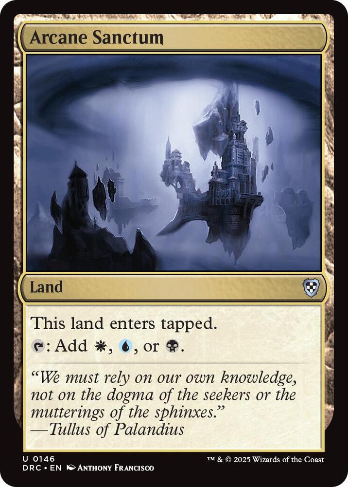 Arcane Sanctum [Commander: Aetherdrift] 146