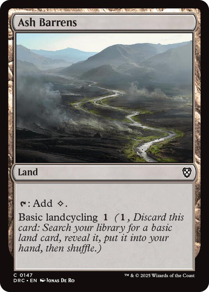 Ash Barrens [Commander: Aetherdrift] 147