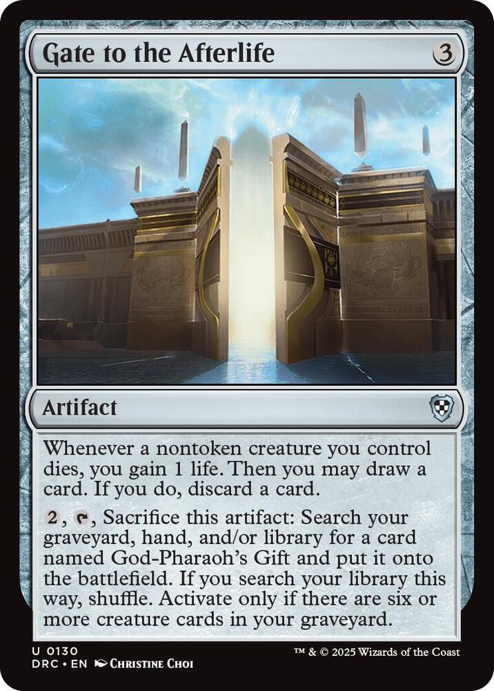 Gate to the Afterlife [Commander: Aetherdrift] 130
