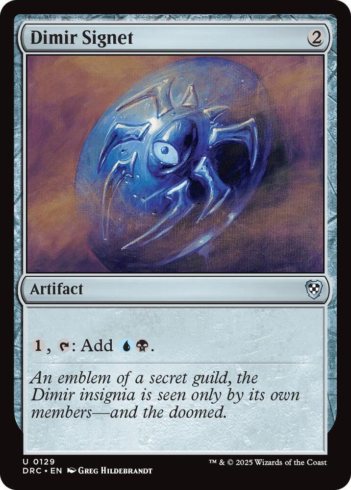 Dimir Signet [Commander: Aetherdrift] 129