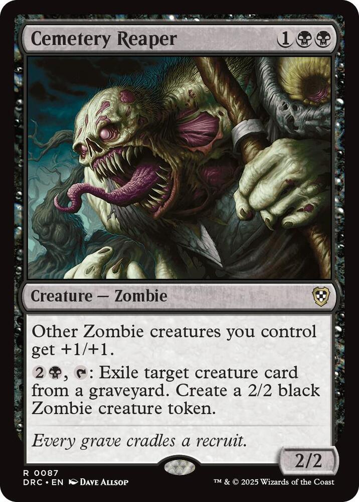 Cemetery Reaper [Commander: Aetherdrift] 87