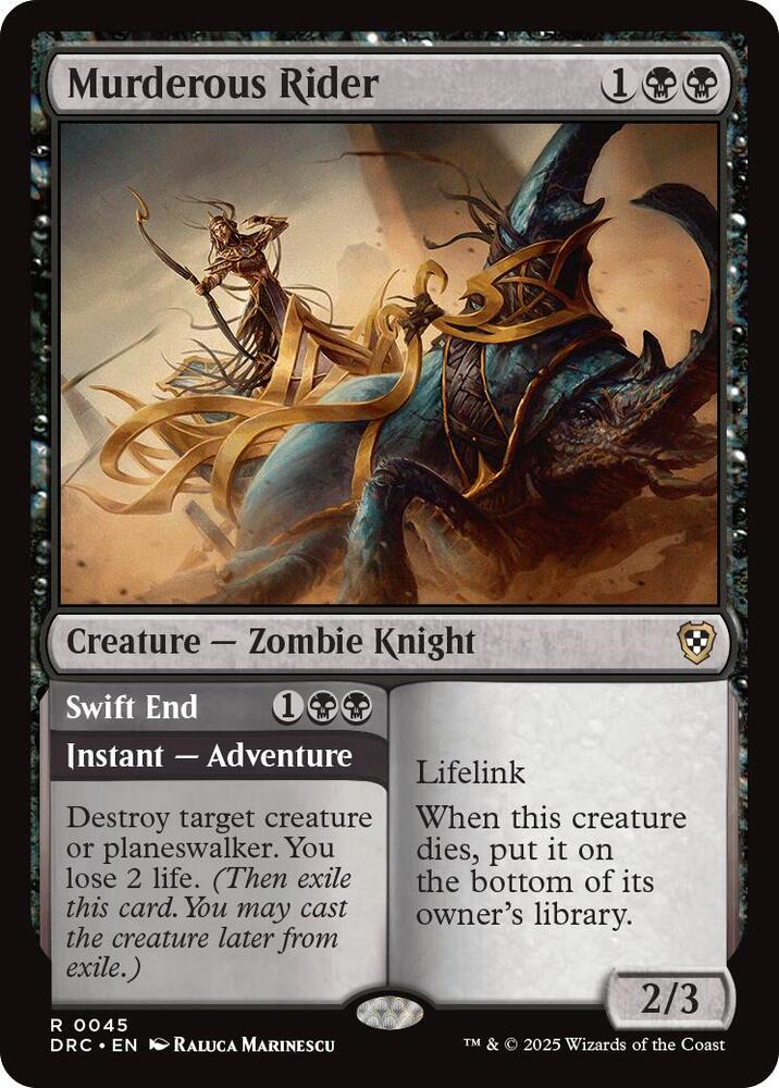 Murderous Rider [Commander: Aetherdrift] 45